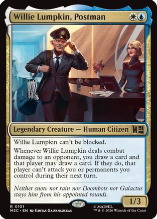 Willie Lumpkin, Postman (MSC-101) [Commander: Marvel Super Heroes]