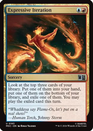 Expressive Iteration (MSC-183) [Commander: Marvel Super Heroes]