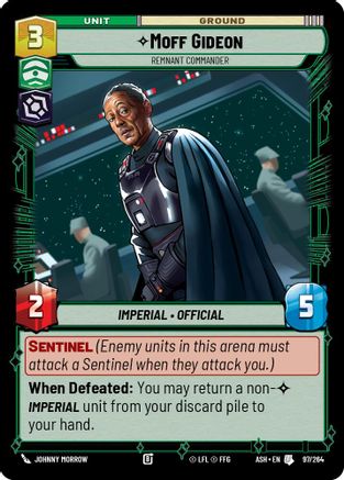 Moff Gideon - Remnant Commander (97/264) [Ashes of the Empire]