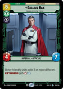 Gallius Rax - Counselor to the Empire (100/264) [Ashes of the Empire]
