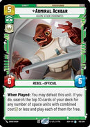 Admiral Ackbar - Assume Attack Coordinates (110/264) [Ashes of the Empire]
