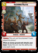 Kachirho Militia (160/264) [Ashes of the Empire]