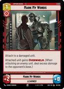Mark My Words (181/264) [Ashes of the Empire]