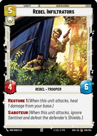 Rebel Infiltrators (256/264) [Ashes of the Empire]