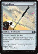 Hero's Blade (Surge Foil) (MSC-201) [Commander: Marvel Super Heroes] Foil