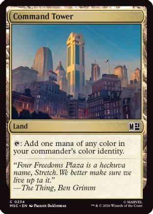 Command Tower (0234) (MSC-234) [Commander: Marvel Super Heroes]