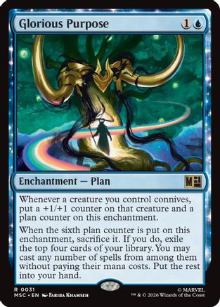 Glorious Purpose (MSC-031) [Commander: Marvel Super Heroes]