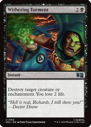 Withering Torment (MSC-162) [Commander: Marvel Super Heroes]