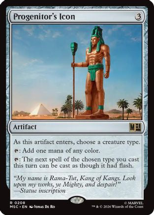 Progenitor's Icon (Surge Foil) (MSC-208) [Commander: Marvel Super Heroes] Foil