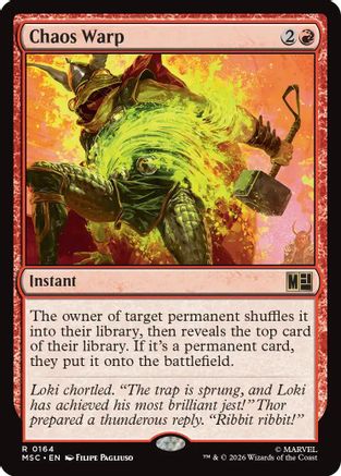 Chaos Warp (MSC-164) [Commander: Marvel Super Heroes]