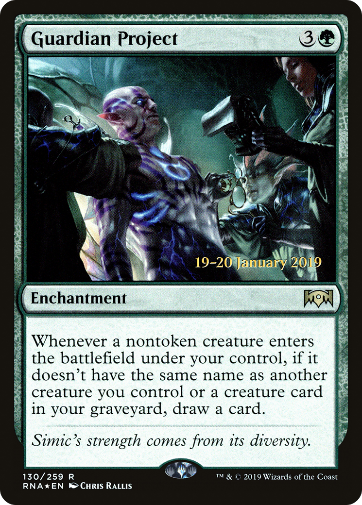 Guardian Project (PRE-130S) [Ravnica Allegiance Promos] Foil