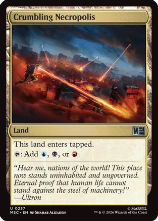 Crumbling Necropolis (MSC-237) [Commander: Marvel Super Heroes]