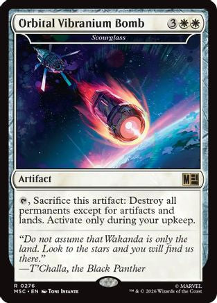 Orbital Vibranium Bomb - Scourglass (MSC-276) [Commander: Marvel Super Heroes]