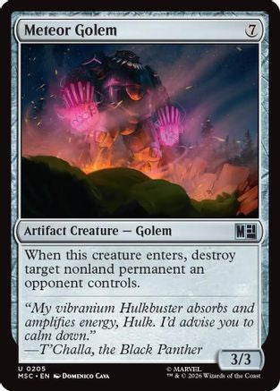 Meteor Golem (MSC-205) [Commander: Marvel Super Heroes]