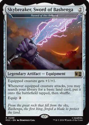 Skybreaker, Sword of Bashenga - Sword of the Animist (MSC-289) [Commander: Marvel Super Heroes]