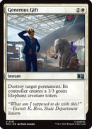 Generous Gift (Surge Foil) (MSC-133) [Commander: Marvel Super Heroes] Foil