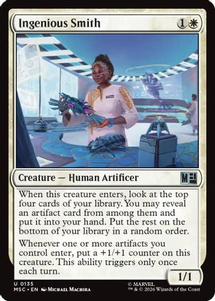 Ingenious Smith (Surge Foil) (MSC-135) [Commander: Marvel Super Heroes] Foil