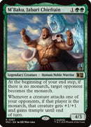 M'Baku, Jabari Chieftain (Surge Foil) (MSC-067) [Commander: Marvel Super Heroes] Foil