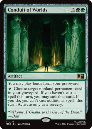 Conduit of Worlds (Surge Foil) (MSC-171) [Commander: Marvel Super Heroes] Foil