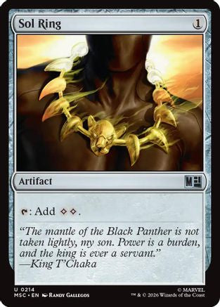 Sol Ring (MSC-214) (Surge Foil) [Commander: Marvel Super Heroes] Foil