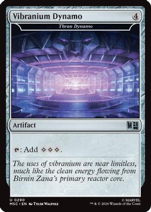 Vibranium Dynamo - Thran Dynamo (Surge Foil) (MSC-290) [Commander: Marvel Super Heroes] Foil