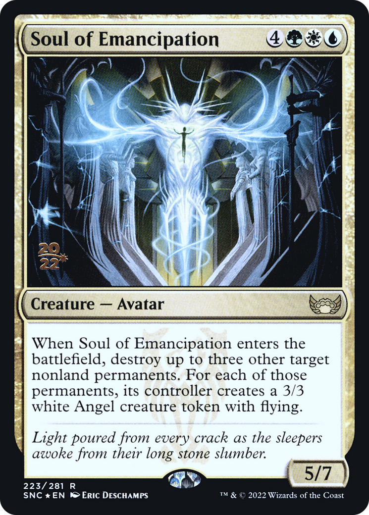 Soul of Emancipation (PRE-223) [Streets of New Capenna Promos] Foil