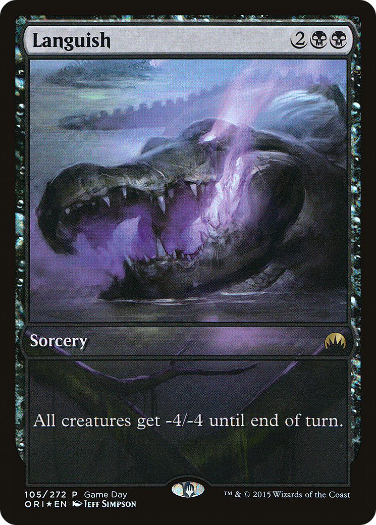 Languish (GAME-105) [Magic Origins Promos] Foil