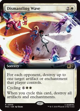 Dismantling Wave (Extended Art) (MSC-300) [Commander: Marvel Super Heroes]