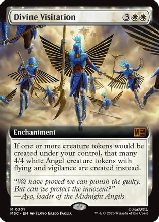 Divine Visitation (Extended Art) (MSC-301) [Commander: Marvel Super Heroes] Foil