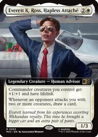 Everett K. Ross, Hapless Attache (Extended Art) (MSC-303) [Commander: Marvel Super Heroes]