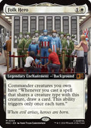 Folk Hero (Extended Art) (MSC-305) [Commander: Marvel Super Heroes] Foil