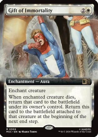 Gift of Immortality (Extended Art) (MSC-306) [Commander: Marvel Super Heroes]