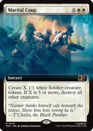 Martial Coup (Extended Art) (MSC-314) [Commander: Marvel Super Heroes]