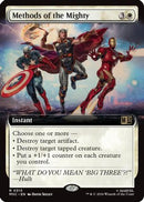 Methods of the Mighty (Extended Art) (MSC-315) [Commander: Marvel Super Heroes] Foil