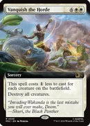 Vanquish the Horde (Extended Art) (MSC-325) [Commander: Marvel Super Heroes] Foil