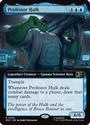 Professor Hulk (Extended Art) (MSC-338) [Commander: Marvel Super Heroes]