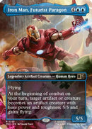 Iron Man, Futurist Paragon (Borderless) (MSC-501) [Commander: Marvel Super Heroes] Foil