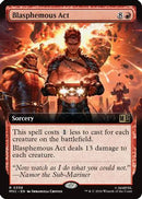 Blasphemous Act (Extended Art) (MSC-358) [Commander: Marvel Super Heroes] Foil