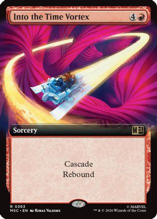 Into the Time Vortex (Extended Art) (MSC-363) [Commander: Marvel Super Heroes] Foil