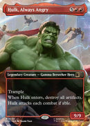 Hulk, Always Angry (Borderless) (MSC-502) [Commander: Marvel Super Heroes]