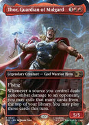 Thor, Guardian of Midgard (Borderless) (MSC-503) [Commander: Marvel Super Heroes]