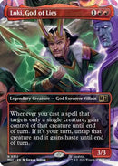 Loki, God of Lies (Borderless) (MSC-512) [Commander: Marvel Super Heroes] Foil