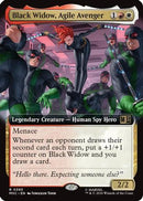 Black Widow, Agile Avenger (Extended Art) (MSC-395) [Commander: Marvel Super Heroes]