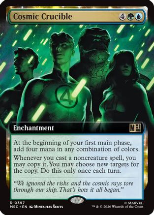 Cosmic Crucible (Extended Art) (MSC-397) [Commander: Marvel Super Heroes]