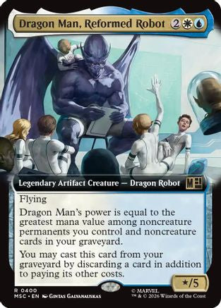 Dragon Man, Reformed Robot (Extended Art) (MSC-400) [Commander: Marvel Super Heroes] Foil