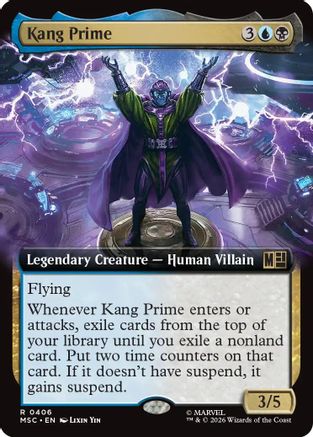 Kang Prime (Extended Art) (MSC-406) [Commander: Marvel Super Heroes] Foil