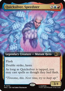 Quicksilver, Speedster (Extended Art) (MSC-412) [Commander: Marvel Super Heroes] Foil