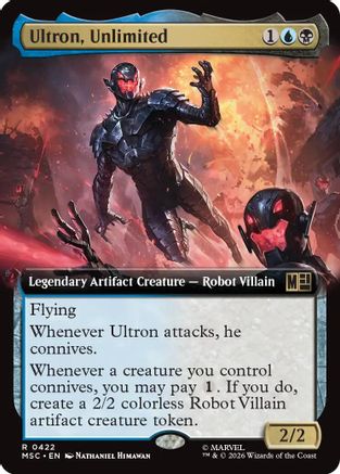 Ultron, Unlimited (Extended Art) (MSC-422) [Commander: Marvel Super Heroes]