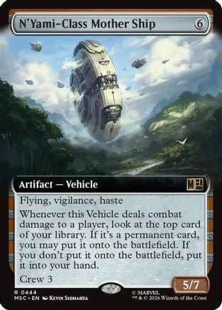 N'Yami-Class Mother Ship (Extended Art) (MSC-444) [Commander: Marvel Super Heroes]