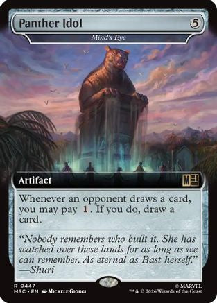 Panther Idol - Mind's Eye (Extended Art) (MSC-447) [Commander: Marvel Super Heroes] Foil
